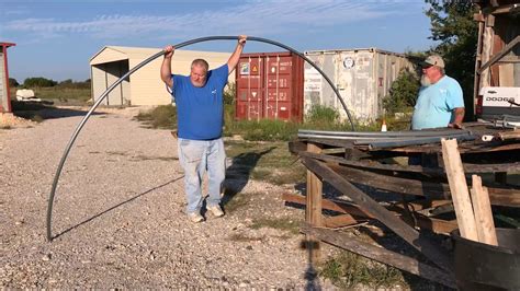 build hoop house metal conduit|bending hoop houses from conduit.